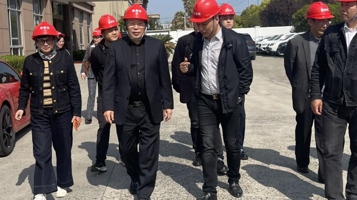 熱烈歡迎龍灣上海商會各位領導蒞臨我司參觀指導